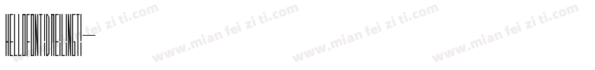 hellofont id meilingti字体转换